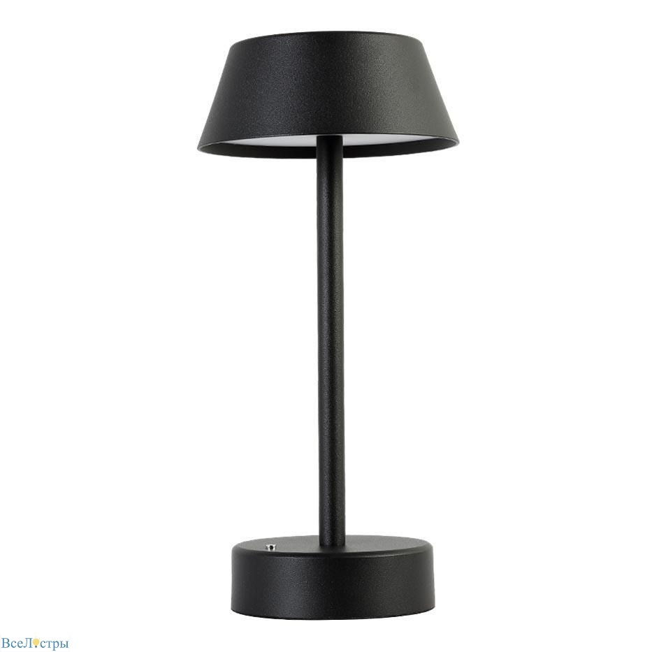 настольная лампа crystal lux santa lg1 black