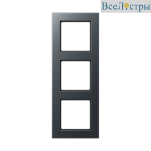 Рамка трехместная Jung A5583BFANM