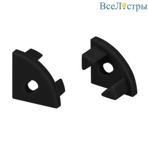 Заглушка Arlight SL-KANT-H11 BLACK c отверстием 044090