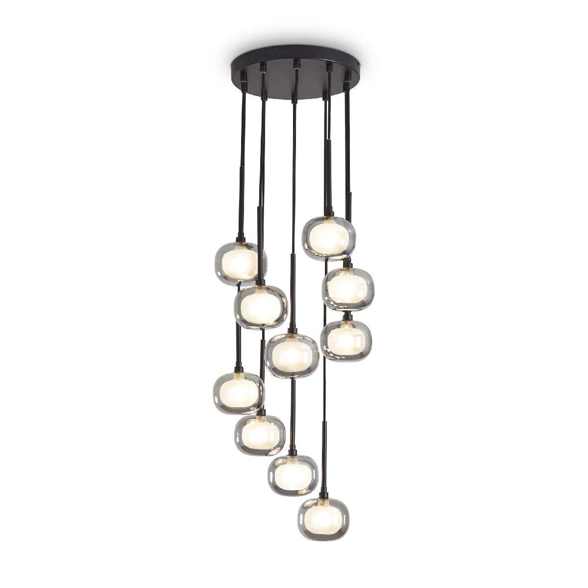 каскадная люстра freya shimmer fr5435pl-10b