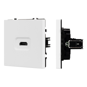 Розетка HDMI софт-тач белый кварц Arlight SCT-MHD1-SFPL-WH 061846(1)