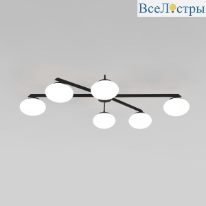 Потолочная люстра Eurosvet Opaline 70220/6 черный a065765