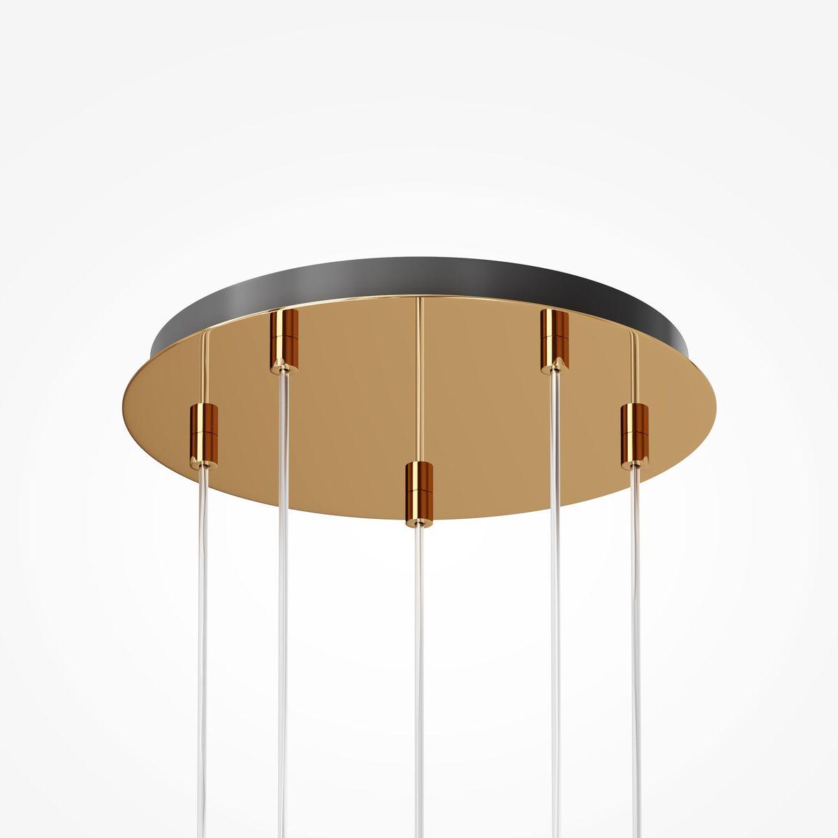 подвесная светодиодная люстра maytoni drop mod273pl-l80g3k