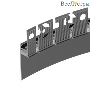 Профиль Arlight PLINTUS-FANTOM-BENT-H35-SIDE-2000 BLACK 043676(1)