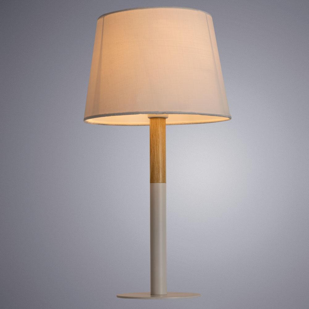 настольная лампа arte lamp connor a2102lt-1wh