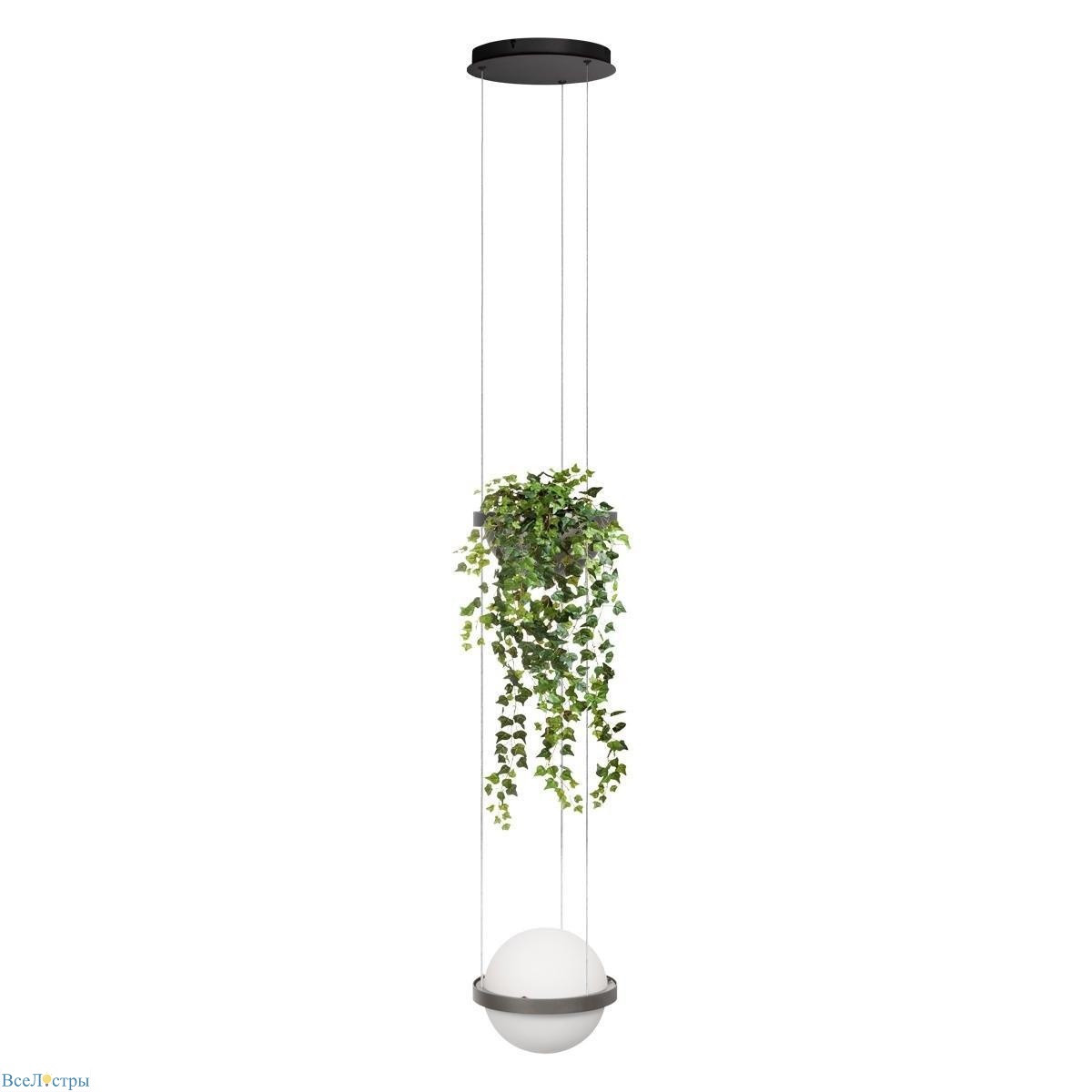 подвесной светодиодный светильник loft it jardin 10121/1p dark grey
