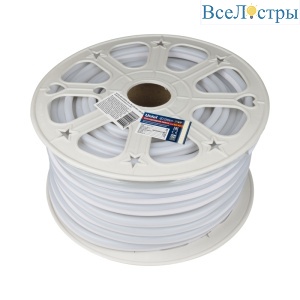 Светодиодная лента Uniel ULS-N21-2835-120LED/m-8mm-IP67-220V-8W/m-50M-WW бобина