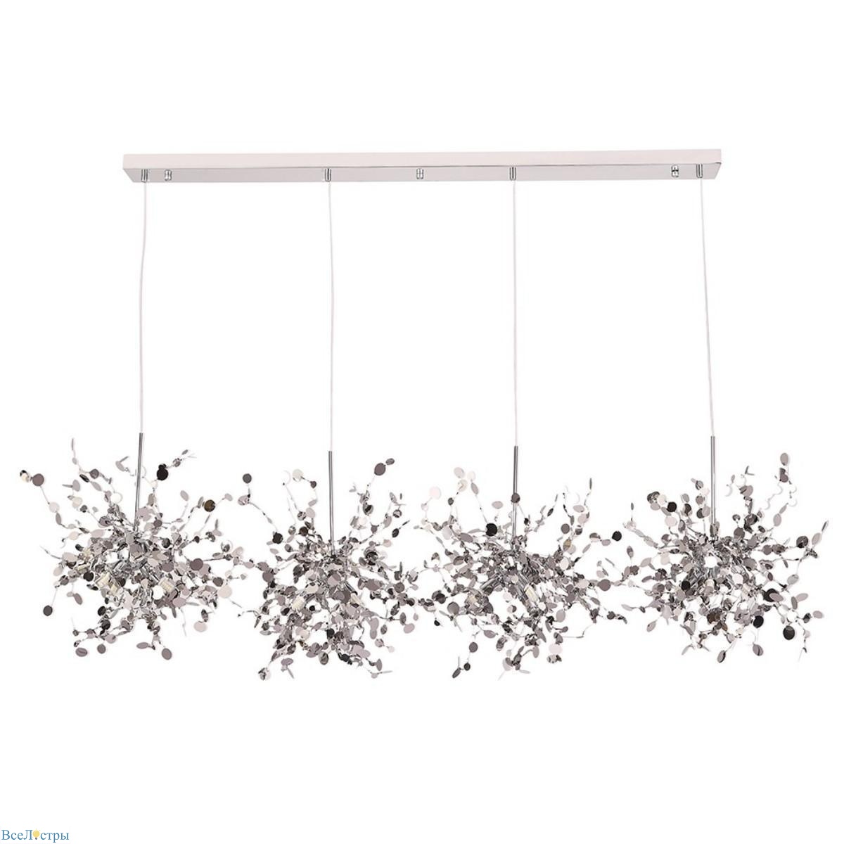 подвесной светильник crystal lux garden sp3х4 l1600 chrome