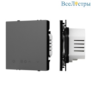 Терморегулятор Arlight SWT-NOBE-MTE-SFPL-GR (электрический тёплый пол) (Серый базальт) 061902