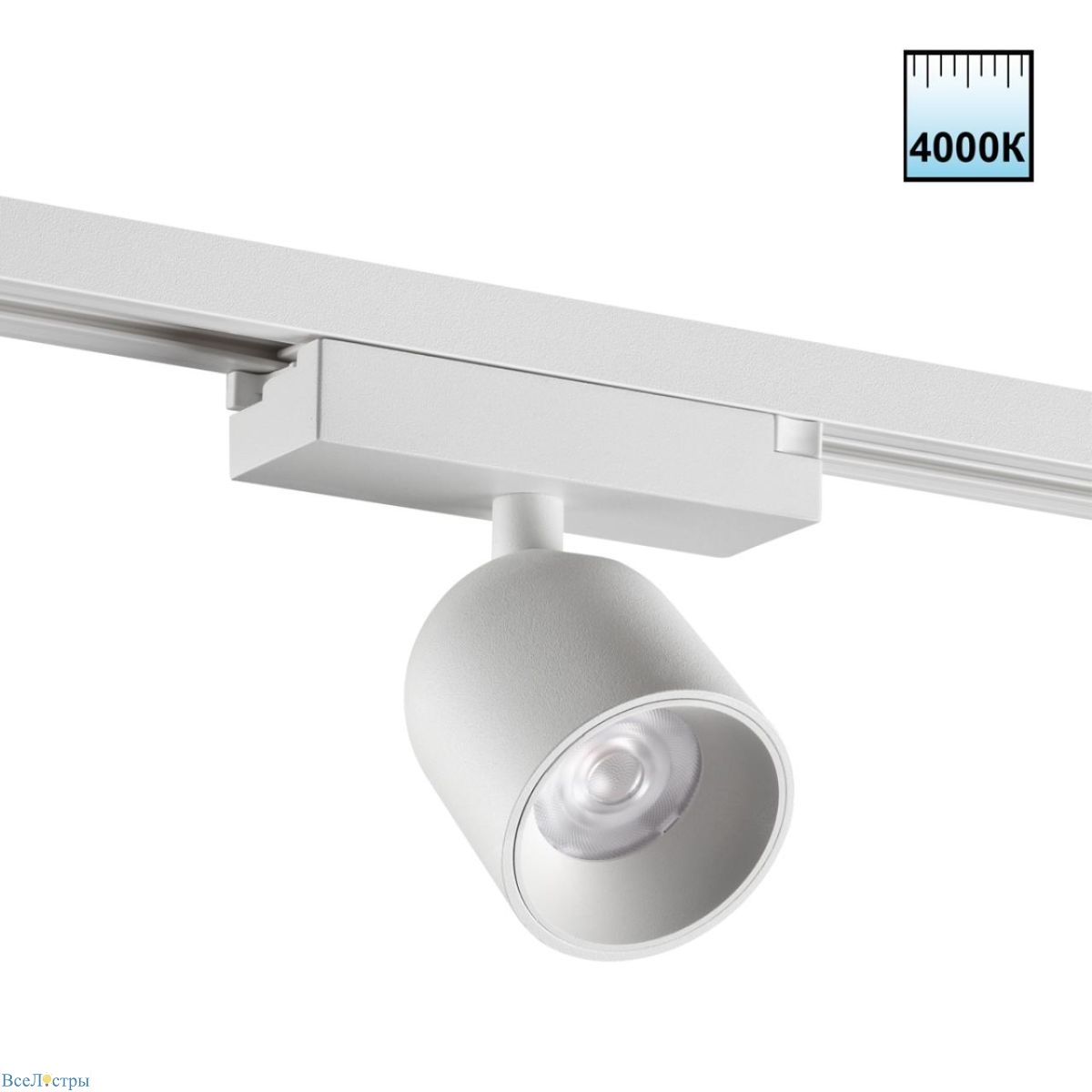 трековый однофазный светильник novotech port solette 359806