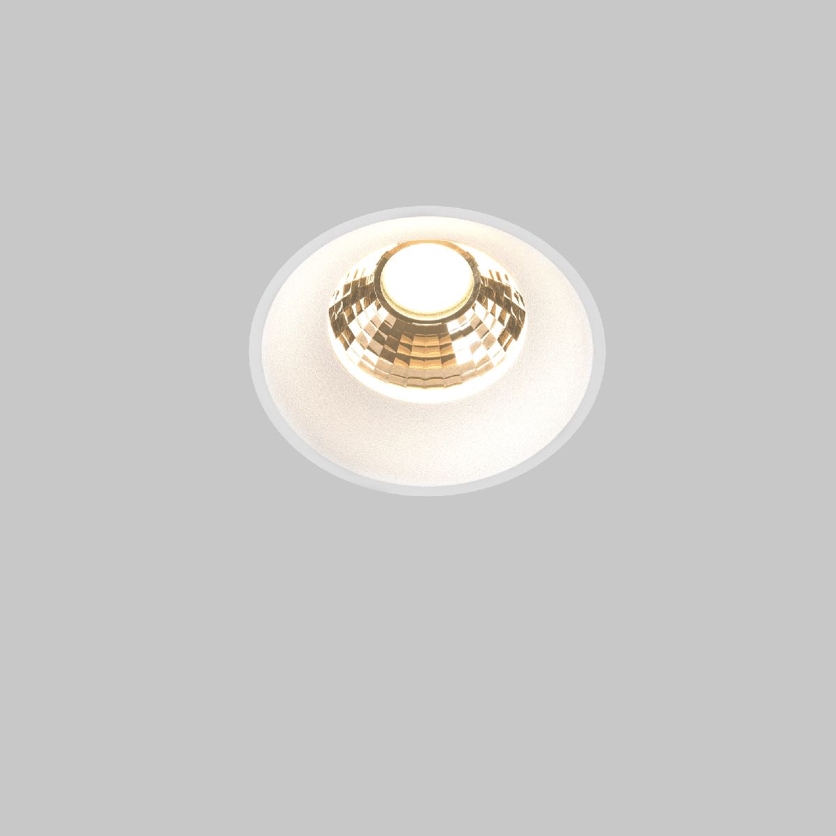 встраиваемый светильник maytoni round dl058-12w2.7k-trs-w
