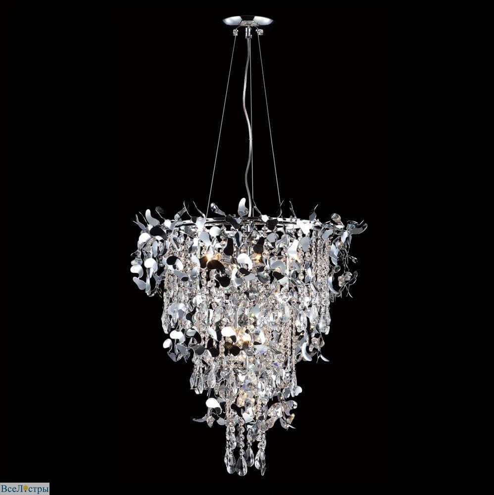 подвесная люстра crystal lux romeo sp10 chrome d600