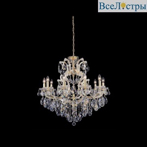 Подвесная люстра Crystal Lux ISABEL ISABEL SP11 GOLD/TRANSPARENT