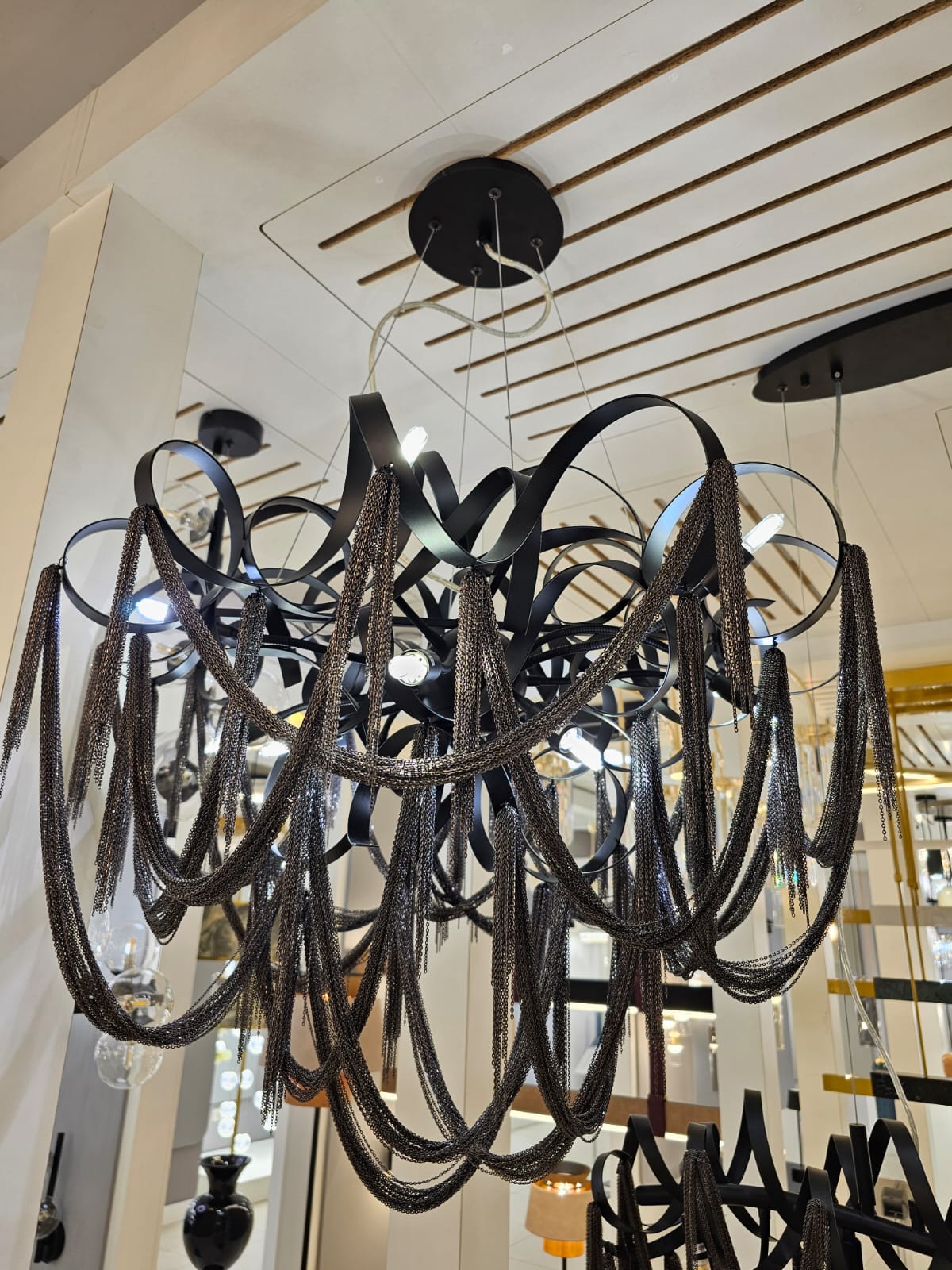подвесная люстра odeon light chainy 5067/12
