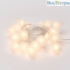 Светодиодная гирлянда (09582) Uniel шишки 220V белый ULD-S0280-020/DTA Warm White IP20 PINE CONES