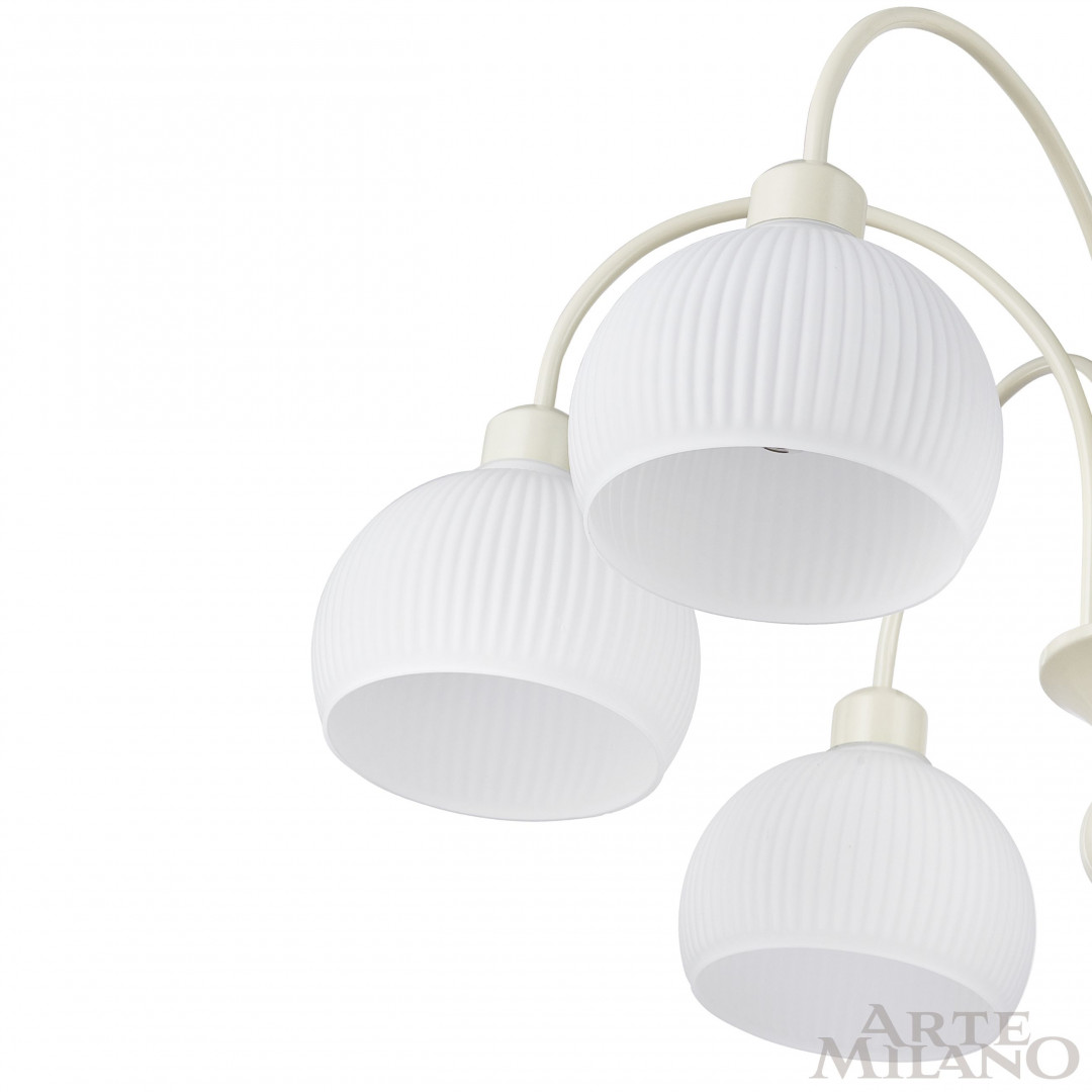 люстра на штанге arte milano napoli 313066/d820/8 iv