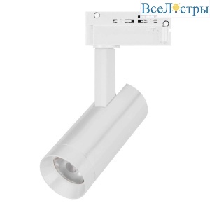 Трековый светодиодный светильник Arlight LGD-SPOT-2TR-R45-7W Warm3000 (WH, 24 deg, 230V) 042537