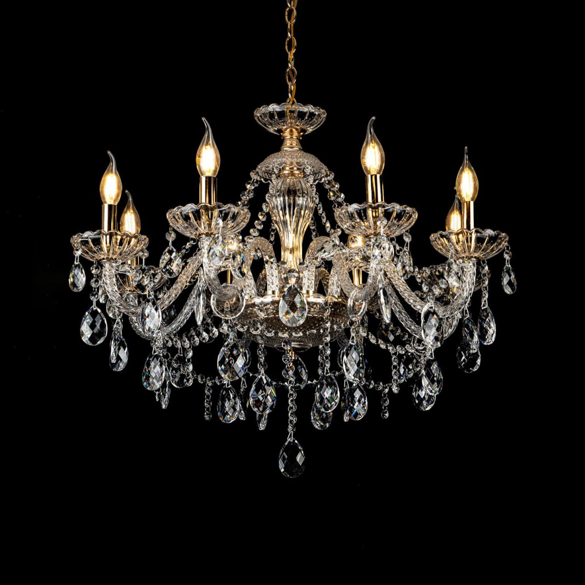 подвесная люстра modelight mdl.7068.8hc gd
