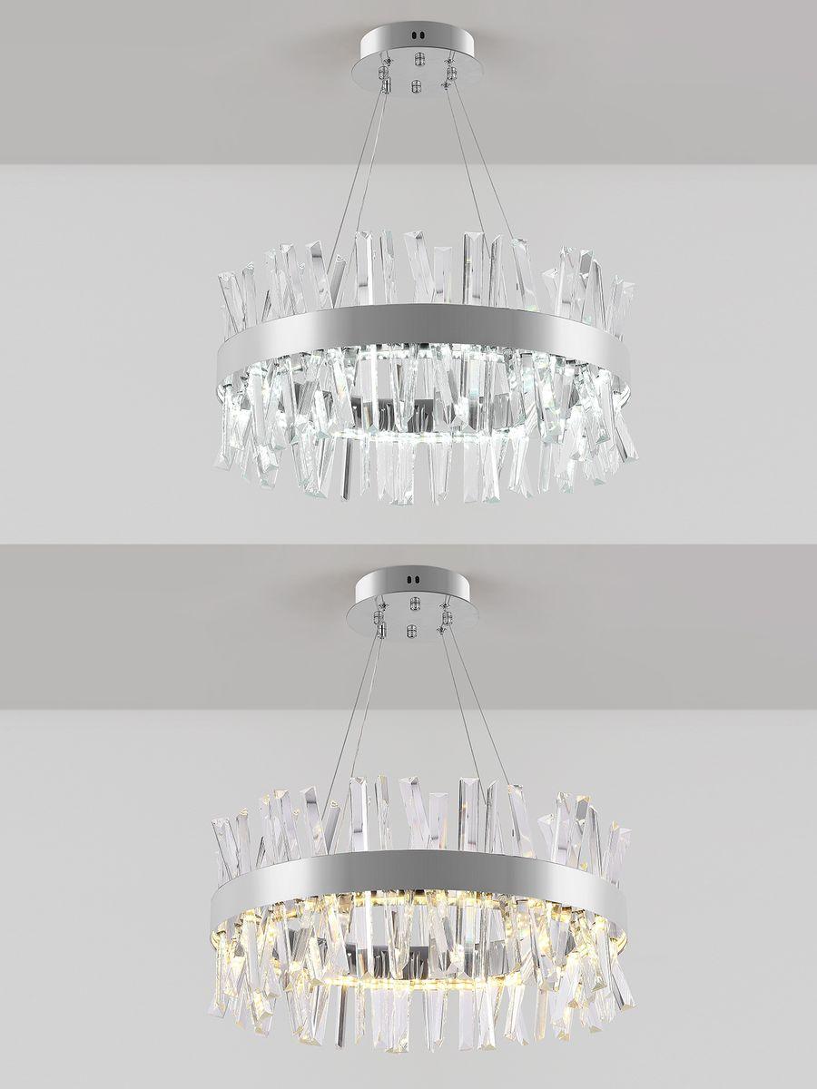 подвесной светодиодный светильник natali kovaltseva smart нимбы innovation style 83048