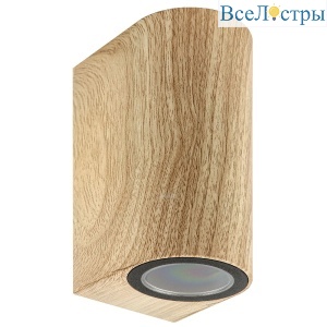 Уличный настенный светильник Uniel UUL-P52A 2х6W/GU10 IP65 PINE UL-00010556
