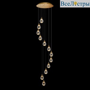 Каскадная люстра Delight Collection Stilla MD24001004-12A gold/clear