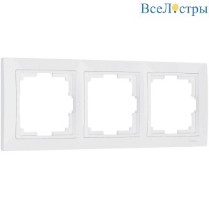 Рамка на 3 поста Werkel Snabb basic белый W0032001 4690389161384