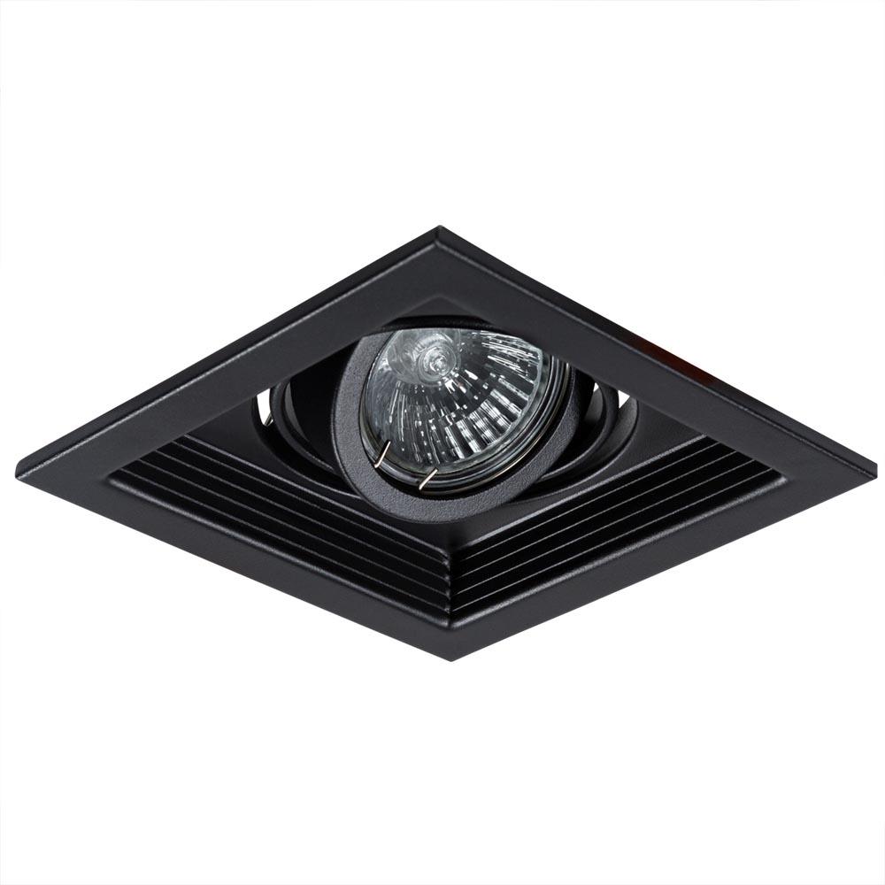встраиваемый светильник arte lamp canis a6661pl-1bk