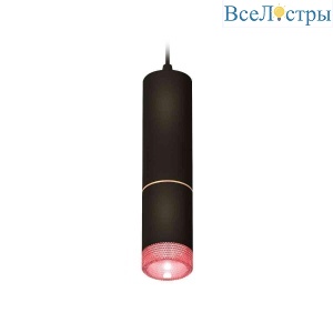 Комплект подвесного светильника Ambrella light Techno Spot XP6313030 SBK/PI черный песок/розовый (A2302, C6343, A2063, C6313, N6152)