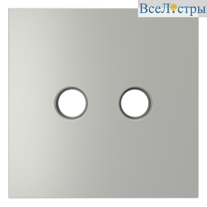 Накладка для розетки телевизионной оконечной TV+SAT Voltum S70 (сталь) VLS001605