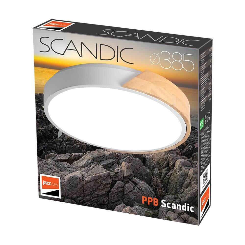 потолочный светодиодный светильник jazzway ppb sсandic-r 5037090