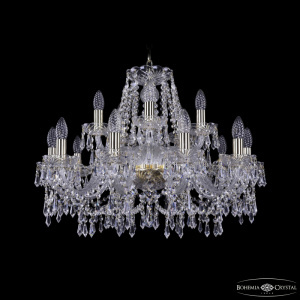 Подвесная люстра Bohemia Ivele Crystal 1403/10+5/240 G
