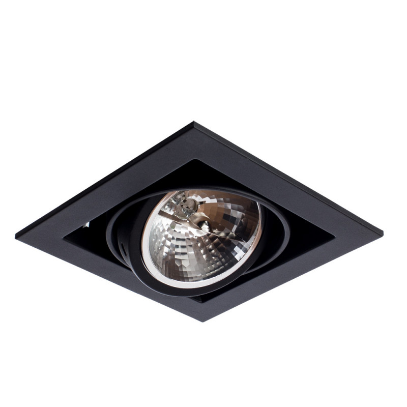 встраиваемый светильник arte lamp a5935pl-1bk