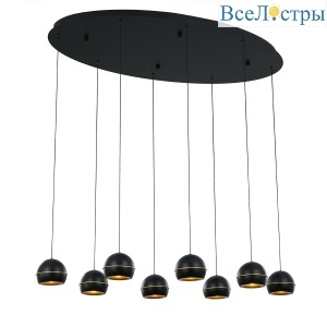 Подвесная люстра DeLight Collection MD21001034-8A black/gold
