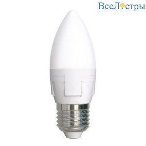 Лампа светодиодная Uniel LED-C37 7W/6500K/E27/FR PLP01WH UL-00011015