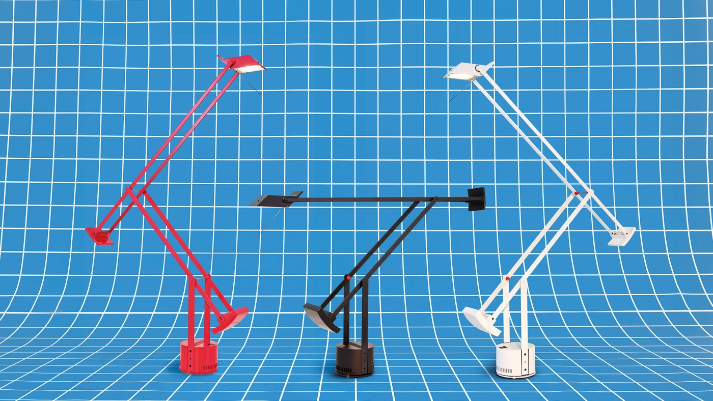 настольная лампа tizio red artemide