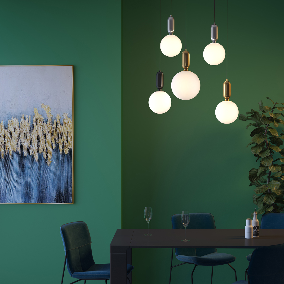 подвесной светильник odeon light okia 4669/1