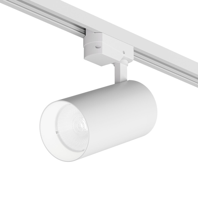 трековый однофазный светильник denkirs solid koper dk6456-wh