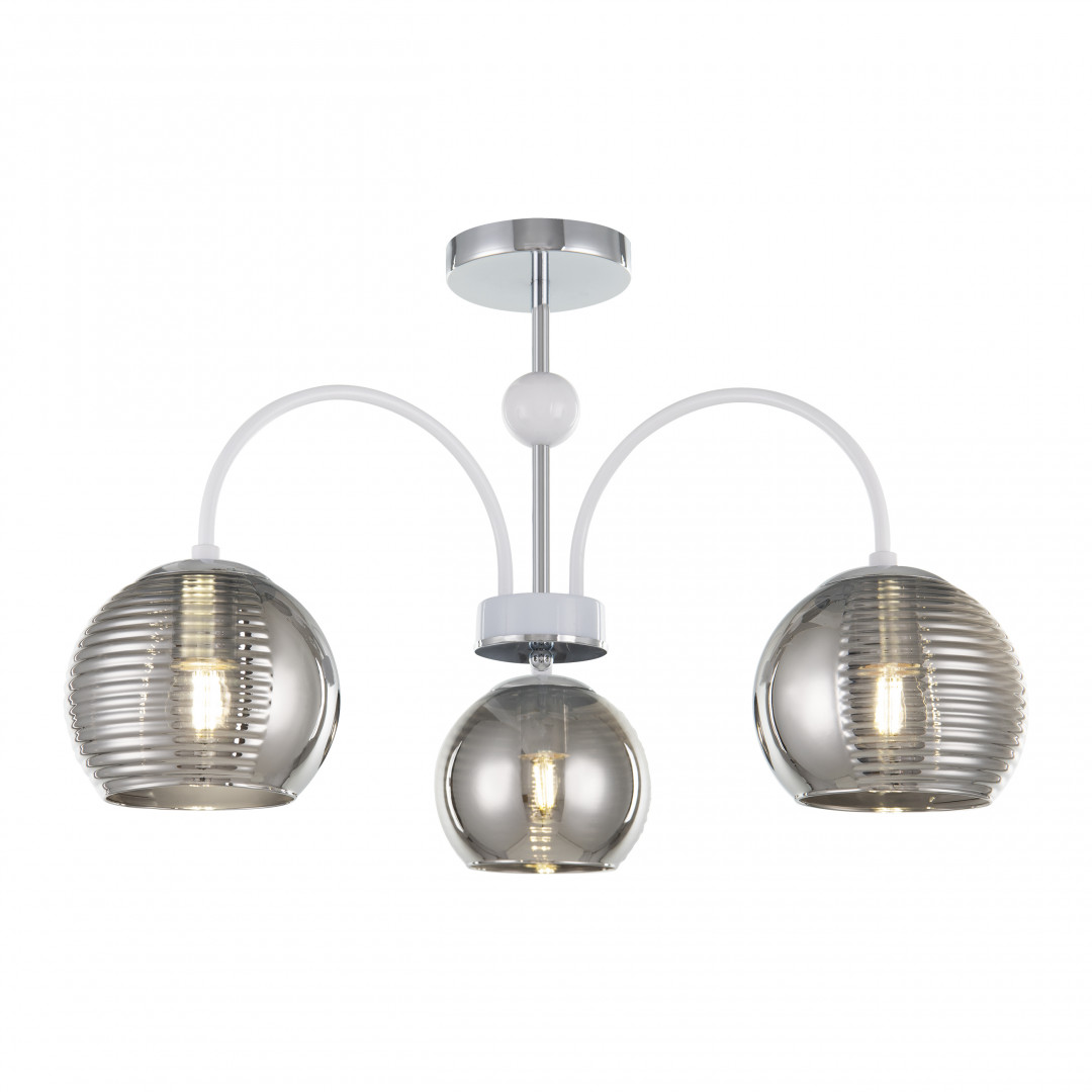 люстра на штанге arte milano napoli 320719/3 cr+wh