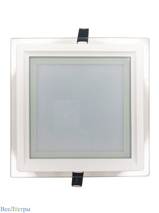 встраиваемый светильник elvan vls-705sq-18w-ww-wh