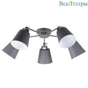 Потолочная люстра IMEX MD.9103-5-S GR+CH