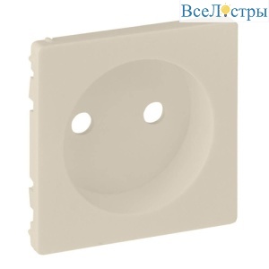 Лицевая панель Legrand Valena Life розетки с/з слоновая кость 754971