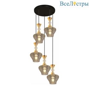 Подвесная люстра Reluce 09004-0.9-05 SMOKE