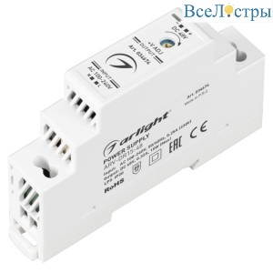 Блок питания Arlight ARV-DR15-48 (48V, 0.32A, 15W) 034674