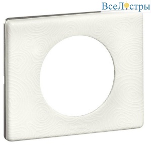 Рамка 1-постовая Legrand Celiane белая феерия 069351