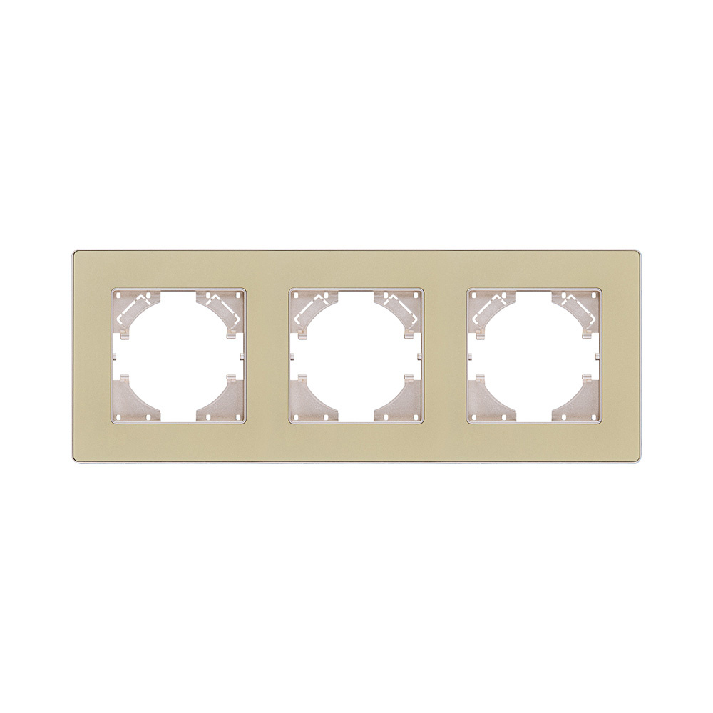 рамка 3-постовая, золотой kollinger eleganz acryl ea3gd