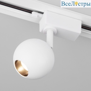 Трековый светодиодный светильник Elektrostandard Ball белый 8W 4200K LTB76 4690389169878