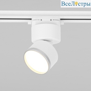 Трековый светодиодный светильник Elektrostandard Impact 85514/01 белый матовый/серебро a062872