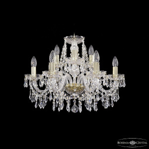 Подвесная люстра Bohemia Ivele Crystal 1403/6+3/195 G