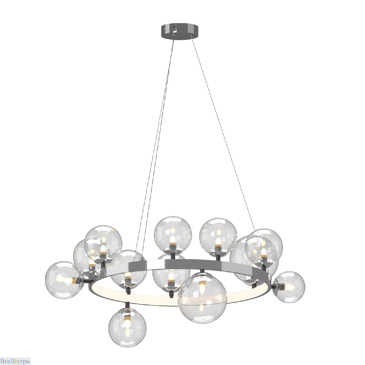 подвесная люстра milosh tendence ella 0857cl-12ch
