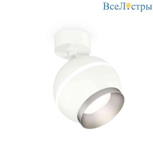 Комплект накладного светильника Ambrella light Techno Spot XM1101003 SWH/MCH белый песок/хром матовый (A2202, C1101, N7033)
